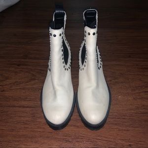 Dolce Vita Peton Chelsea leather stud bootie